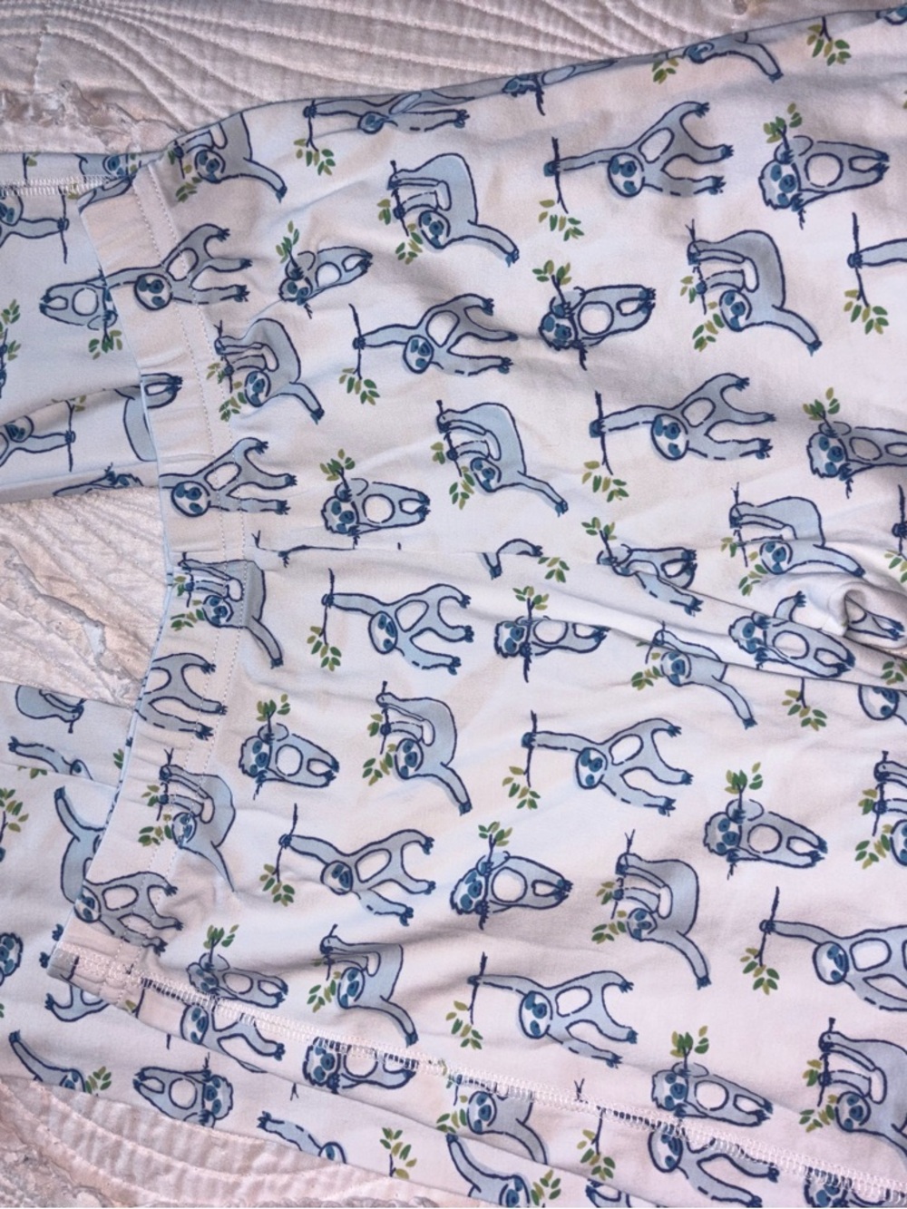 Roller Rabbit Sleepy Sloth pajama PANTS only-XS